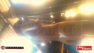 Kassandra masturbates in bathroom for virtual casting?