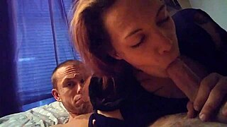 My girl explores deepthroat in an intriguing, neutral way