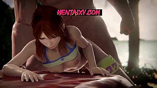 Intense hentai gameplay with creampie anal domination hd 😏