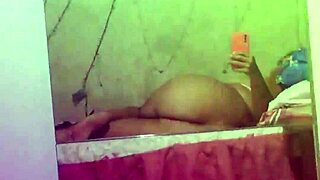 Double penetration action with a horny latina pornstar