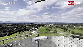 i watch tattooed goddess sexyrachel846 suck big cock outdoors in public dirty blowjob