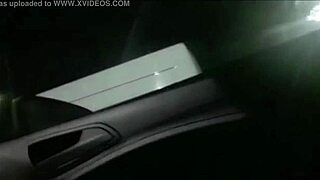 Amateur couple engages in public outdoor sex activities