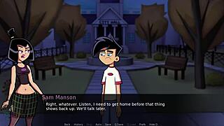 i watch danny phantom's amity park hentai where the redhead milf gets rough with big tits and ass