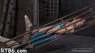 Hot Slave Blowjob In Bondage Competition