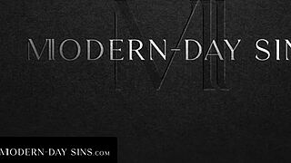 in modern-day sins, a petite hottie commands her boy toy. she slobbers on his cock then takes three fingers deep and rough.