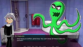 i watch danny phantom's amity park hentai where the redhead milf gets rough with big tits and ass