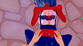 3D animated game featuring big-boobed Akane in cosplay