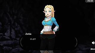 i'm playing zelda spirit orbs part 1, and it's so hot with all the sex scenes, like blowjobs and anal!