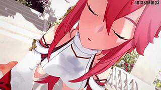 Yae Miko performs sucking in pov genshin impact hentai