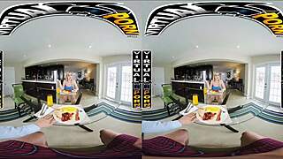 Busty Blonde Babe Blake Blossom Blooms In VR