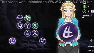 i'm playing zelda spirit orbs part 1, and it's so hot with all the sex scenes, like blowjobs and anal!