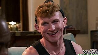 Gay neighbors Aaron and Max in hot sex session