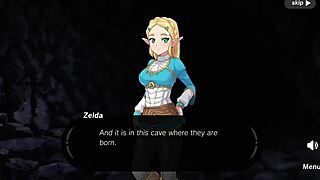 The first part of the Zelda-themed porn game with spirit orbs