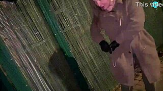 oh man, cracky totally forgets about those objects in her pussy outdoors! 😂