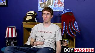 Redhead Twink Undergoes Casting Interview Before Anal Solo Session