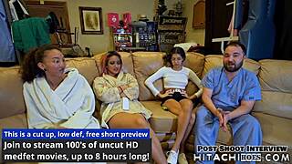 Nurses give Aria Nicole multiple orgasms with vibrator in Florida hospital research!