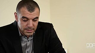 Russian sex addict Lola Taylor experiences double penetration in a doll fetish scene