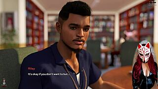 Steps of Debauchery 21 - Sexy college brunette flashing white stockings