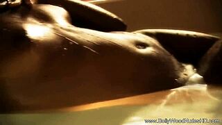 Erotic Indian Cougar Dances Sensually, Undressing with Ripped Clothes in High Definition