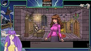 Bold Witch Trainer Silver Part 14 Unveils Big Anime Tits