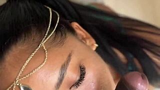 he can't resist my delicious blowjob in amateur couple scene