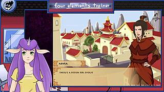 Avatar The Last Airbender Trainer Part 21 Showering Azula