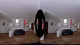 Blonde babe in stockings and heels seals the deal with missionary sex.