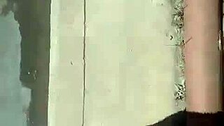 Femboy gets rough and tumble sex in public park and gets a creampie