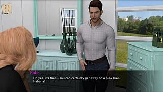 Man, this cute teen in a sexy anime outfit games and seduces!