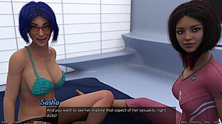 elsie’s bi-sexual side unleashed in 3d anime space adventure