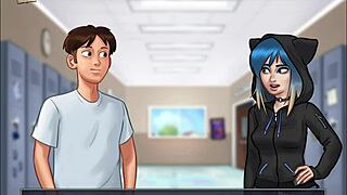 summertime saga episode 98 featuring erotic blonde scenes with big tits