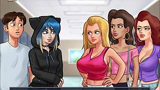 summertime saga episode 98 featuring erotic blonde scenes with big tits