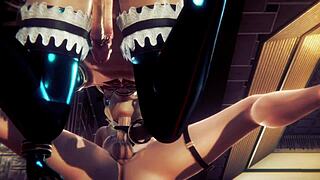 Yaoi Femboy Mizu Delivers Intense Blowjob And Chair Sitting Bareback