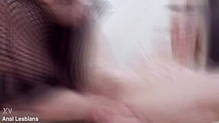 Skinny blonde gets her ass fisted and licked wildly
