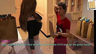 A Wife and Stepmother 17 in Cartoon Game