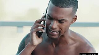 hot gay twink gets rough first-time interracial pounding, oops