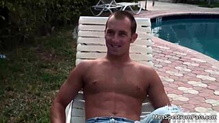 Intense homosexual threesome with horny gay porno