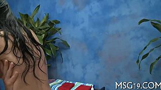 teen 18+ gets full body nuru massage fucking tight pussy