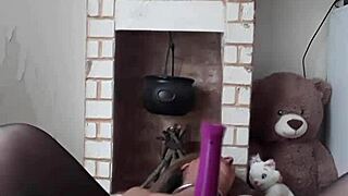 A dedication session for monsieur mamour involving slutty masturbation and bdsm play