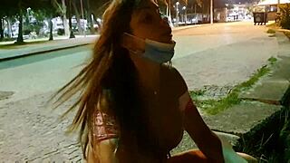 I went to the beach to gather the crew for a gangbang, but only one showed up and we ended up in complete dogging with xv red