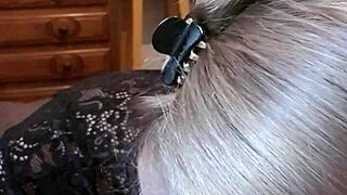 Belgian milf gives amazing deepthroat and swallow