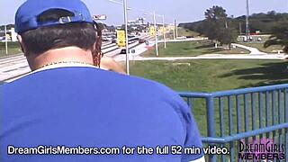 Thin Brunette Latina Flashes Tits And Pussy In Tampa