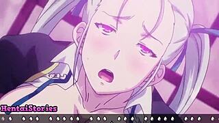 Mika, is this your first blowjob? Watch her give facial in gameplay!