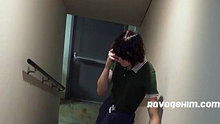 Twink Sucks Big Black Cock from Stranger