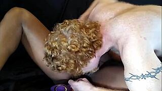 Big tits blonde gets interracial cock in her mouth