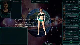 Just chilling with the girls in stranded space 11 web chat.