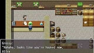 big tits sisters deepthroat prince's small cock in anime ntr scene