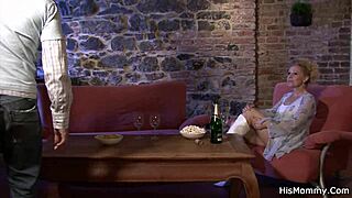 Young and lesbian sex with an older woman and a housewife
