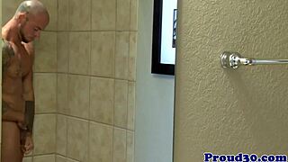 there’s this intense muscular interracial gaysex scene with inked guys getting close