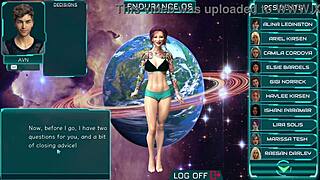 3D animated space adventure with hot girls and big boobs